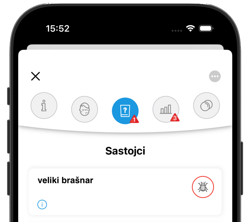 Novi bedž indikator za prisutnost insekata među sastojcima proizvoda - ScanEat aplikacija